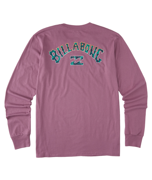Billabong Arch Fill L/S Tee-Bright Purple