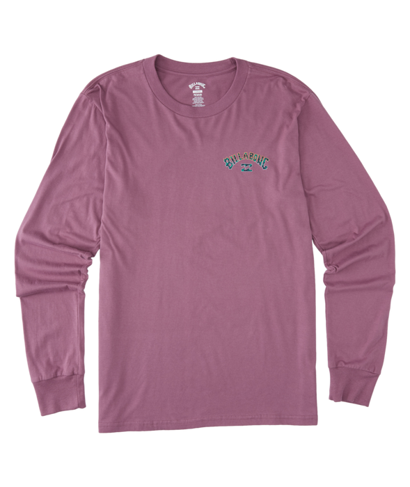 Billabong Arch Fill L/S Tee-Bright Purple