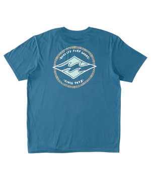 Billabong Rotor Diamond Tee-Blue Lagoon