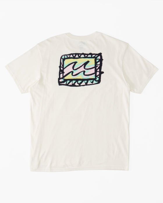 Billabong Crayon Wave Tee-Off White