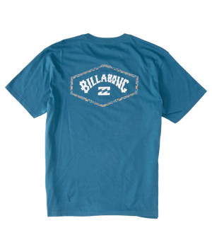 Billabong Exit Arch Tee-Blue Lagoon
