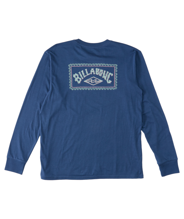 Billabong Adiv Arch L/S Tee-Space Blue