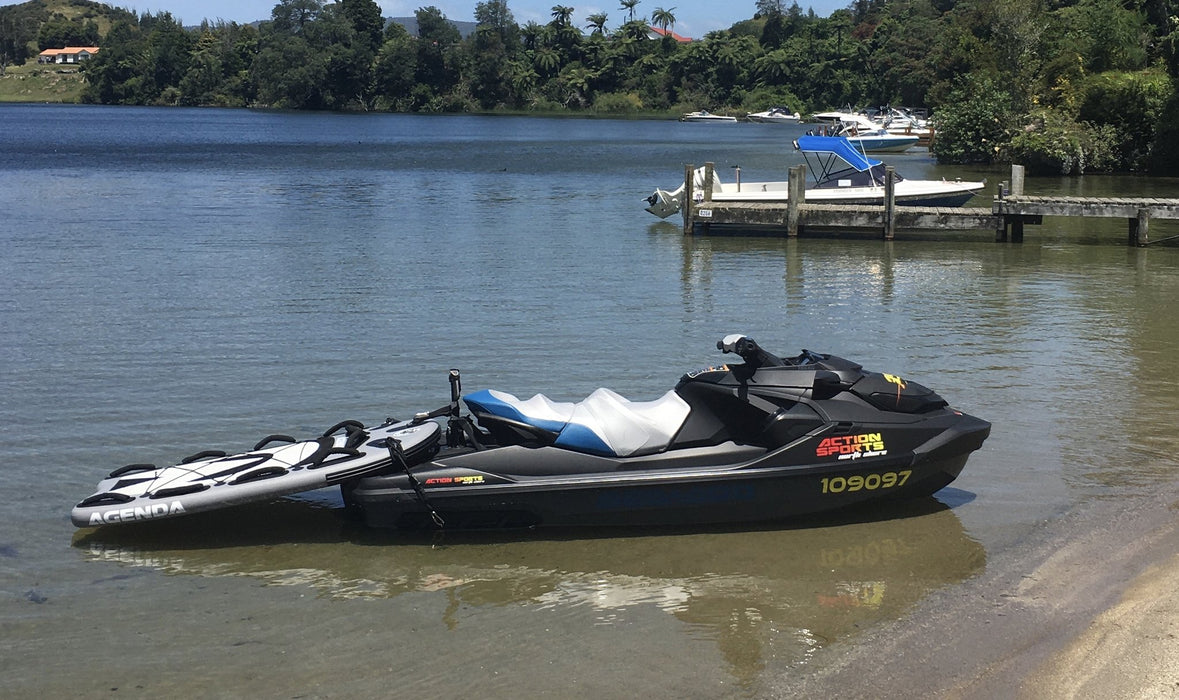 Agenda Jet Ski Rescue Sled-Grey & Orange