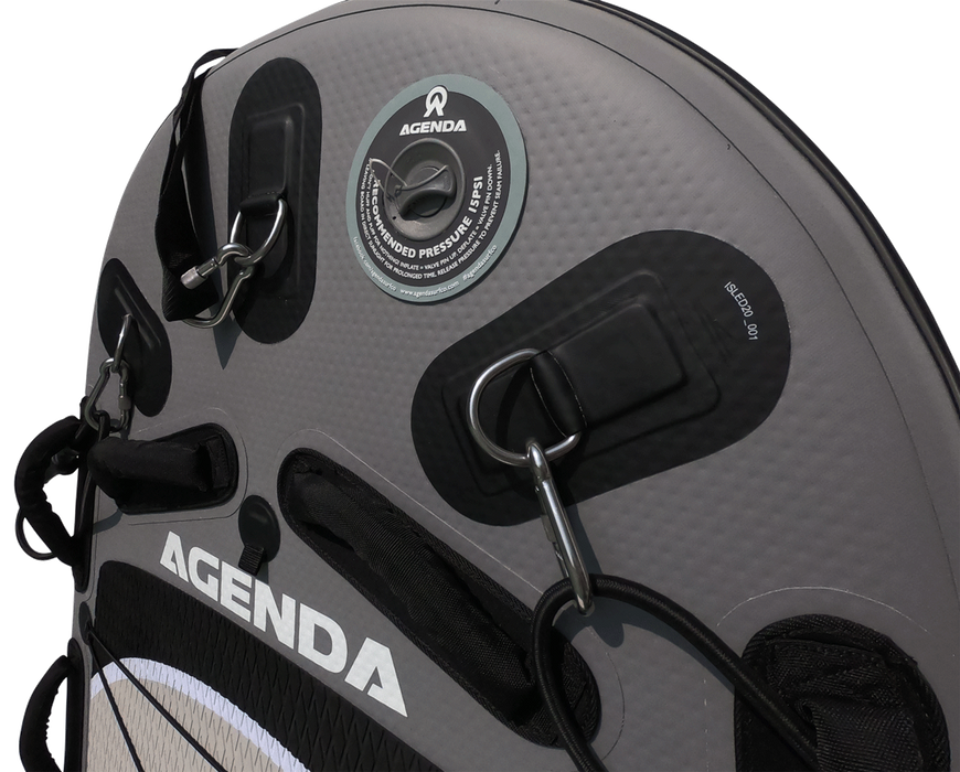 Agenda Jet Ski Rescue Sled-Grey & Orange