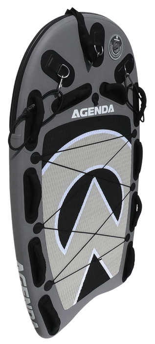 Agenda Jet Ski Rescue Sled-Grey & Orange