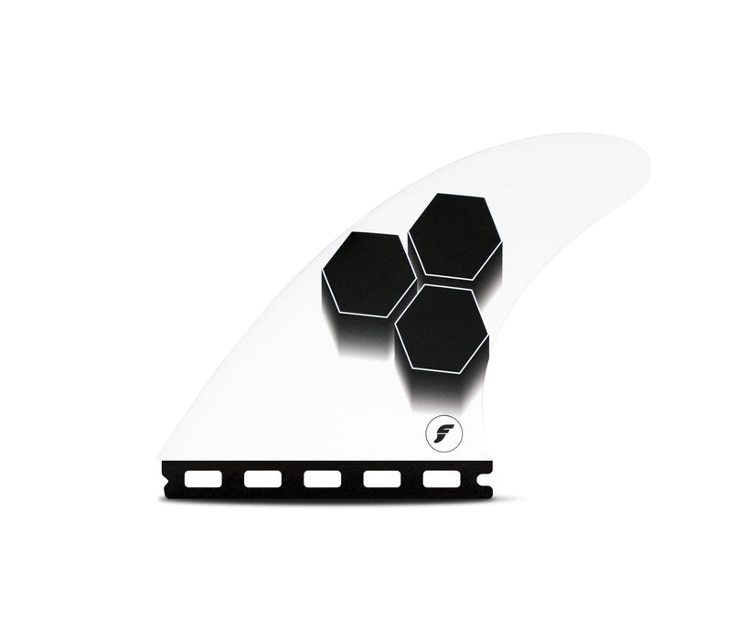 Futures AM2 Honeycomb Tri Fin Set-Black/White-Large