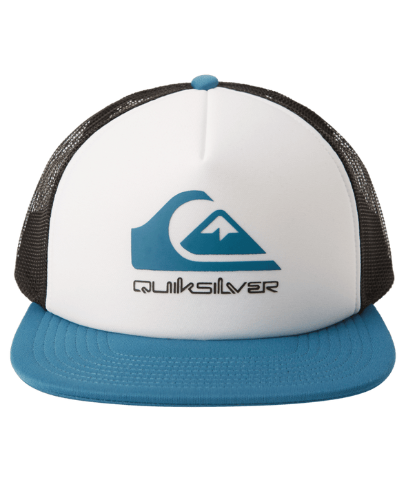Quiksilver Foamslayer Youth Hat-White/Blue