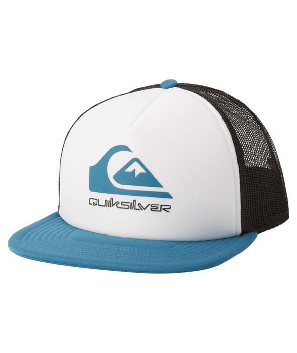 Quiksilver Foamslayer Youth Hat-White/Blue