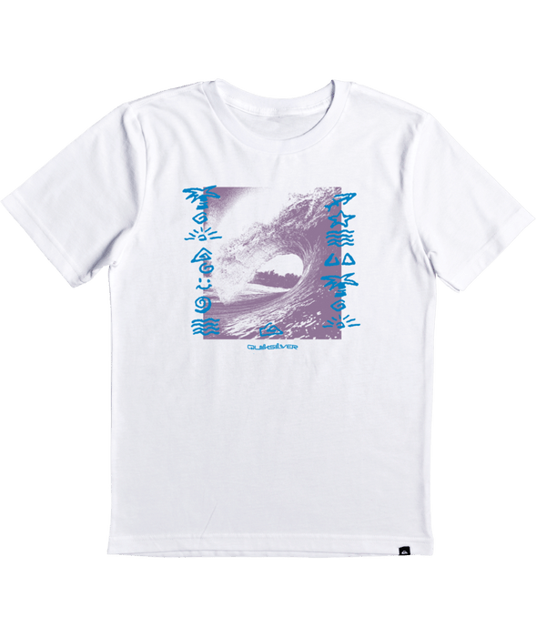 Quiksilver Picture In Motion Youth Tee-White