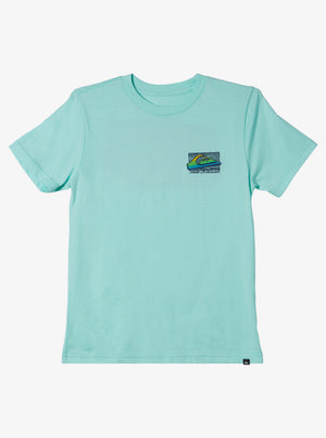 Quiksilver Boys Retro Fade Tee-Beach Glass