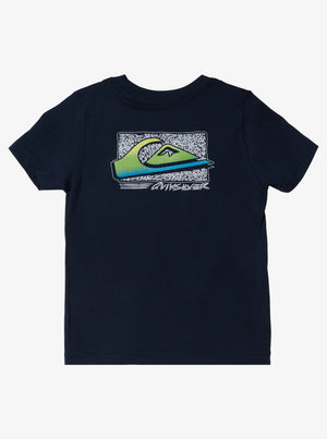 Quiksilver Boys Retro Fade Tee-Navy Blazer— Alternate View