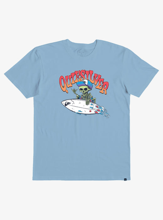 Quiksilver Boys Friday Shift Tee-Sky Blue