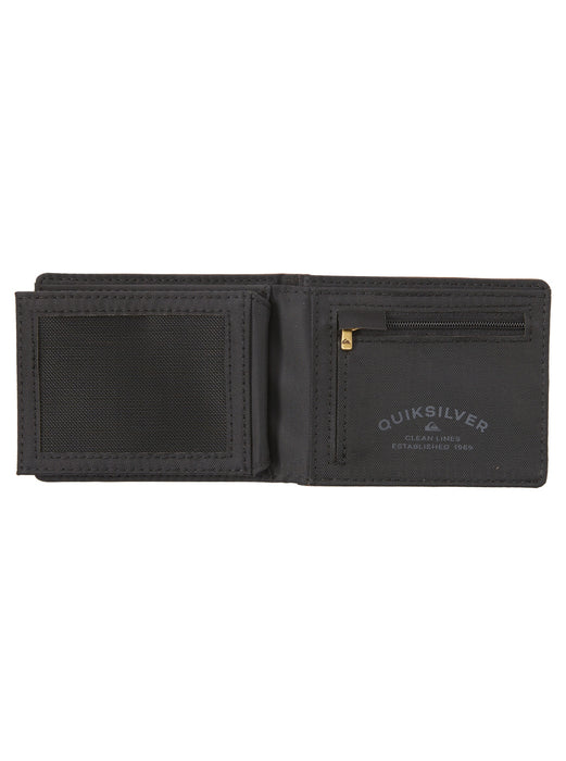 Quiksilver Stitchy 3 Wallet-Chocolate Brown