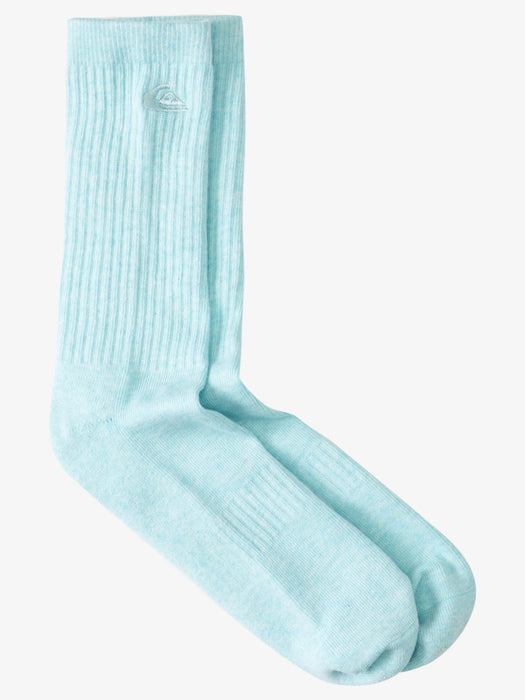 Quiksilver 2 Pack Crew Socks-Light Blue