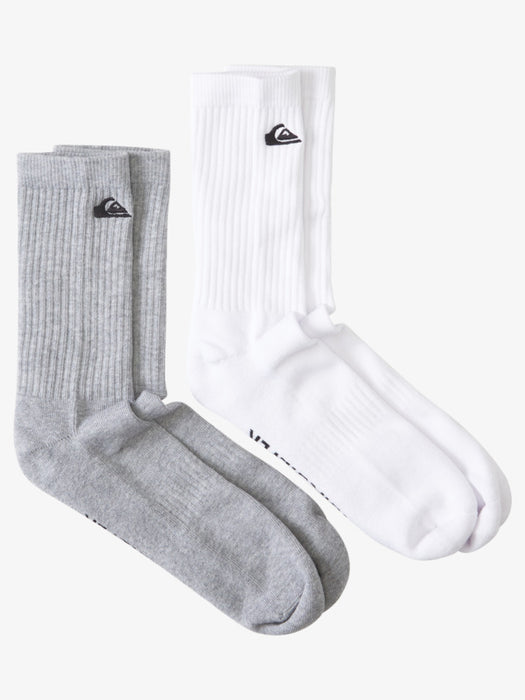 Quiksilver 2Pk Crew A Socks-White