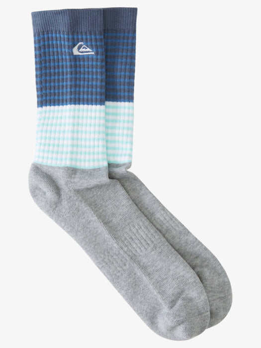 Quiksilver 2Pk Crew D Socks-Navy