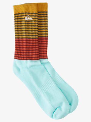 Quiksilver 2Pk Crew B Socks-Blue Light— Alternate View