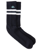 Quiksilver 2 Pack Crew Heyday Socks-Aqua/Ml Rainbow