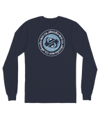 Quiksilver Circle Game L/S Tee-Navy Blazer
