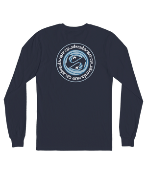 Quiksilver Circle Game L/S Tee-Navy Blazer