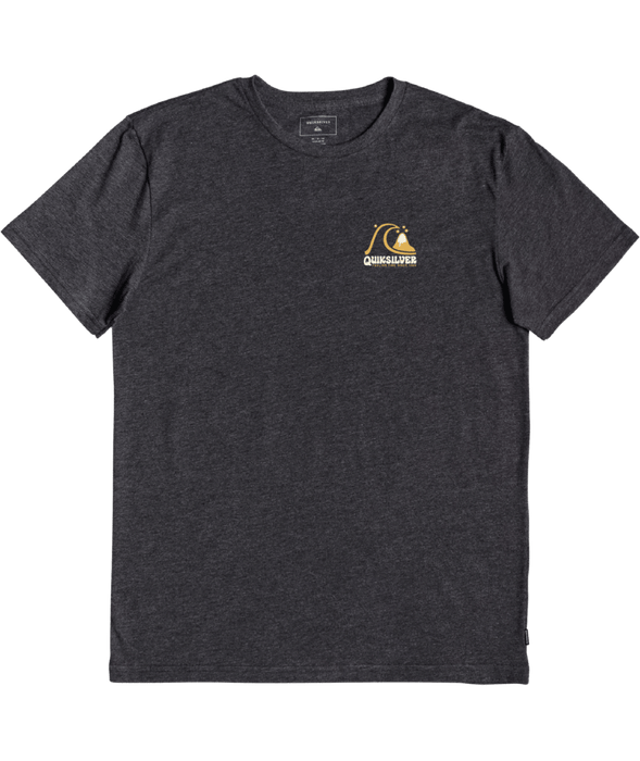 Quiksilver Mellow Tone Tee-Charcoal Heather