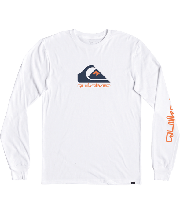 Quiksilver Omni Logo L/S Tee-White
