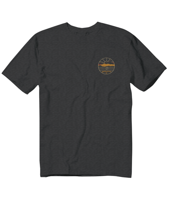 Quiksilver Low Rising Tee-Charcoal Heather