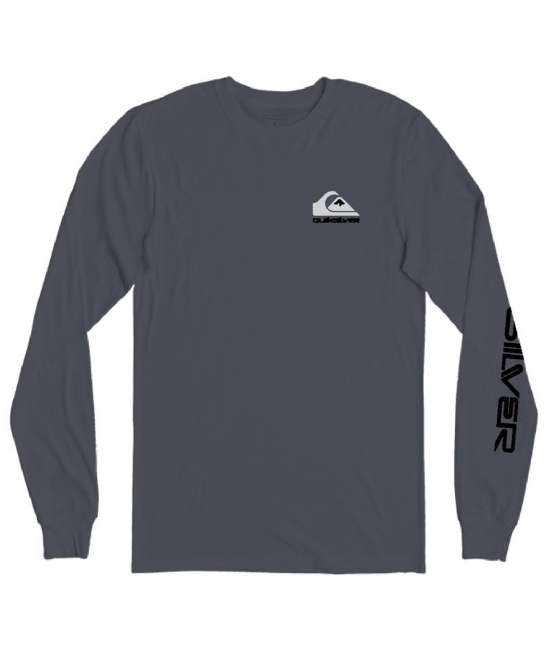 Quiksilver Omni Logo L/S Tee-Iron Gate