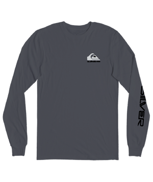 Quiksilver Omni Logo L/S Tee-Iron Gate