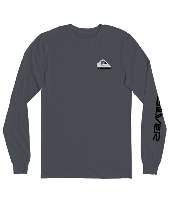 Quiksilver Omni Logo L/S Tee-Iron Gate