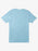 Quiksilver Comp Logo Tee-Sky Blue