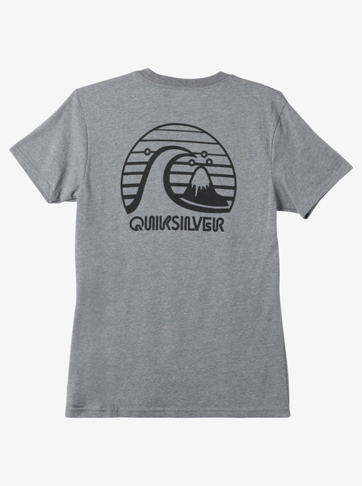 Quiksilver Bold Move Tee-Medium Grey Heather
