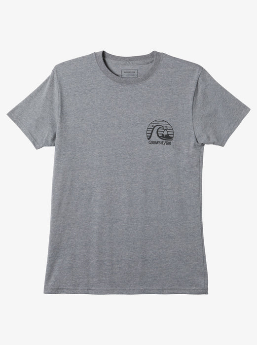 Quiksilver Bold Move Tee-Medium Grey Heather