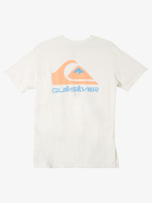 Quiksilver Omni Logo Tee-Antique White