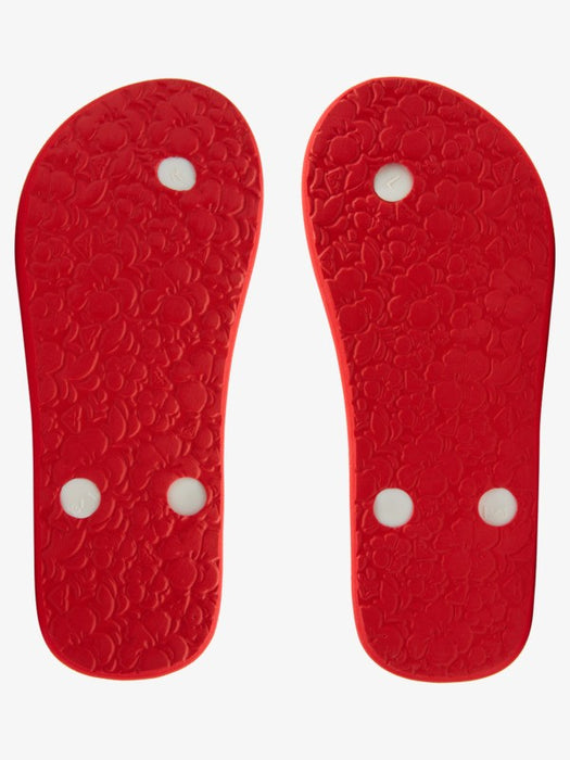 Roxy RG Pebbles VII Sandal-Red/White/Blue