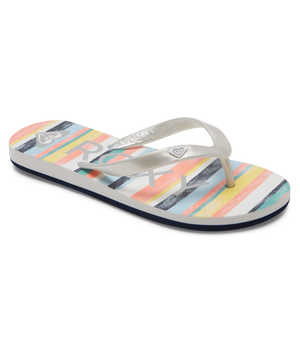Roxy RG Tahiti VII Sandal-Stripe Citrus/Olympian Blue