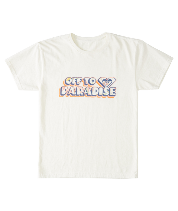 Roxy Off To Paradise Tee-Snow White