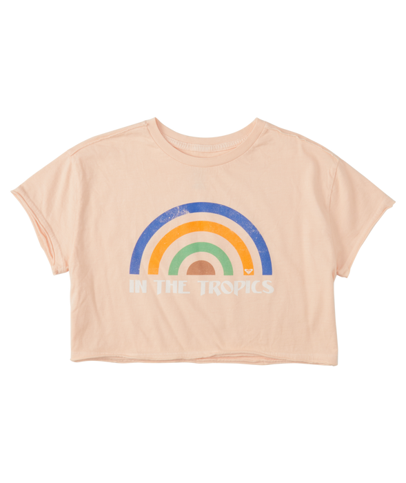 Roxy Rainbow Road Tee-Tropical Peach