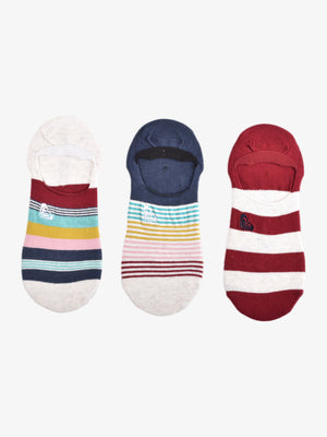 Roxy No Show H Socks-Ivory Heather