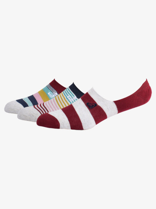 Roxy No Show H Socks-Ivory Heather
