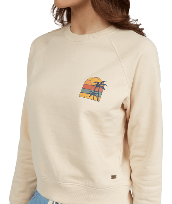 Roxy Easy Morning F Sweatshirt-Tapioca
