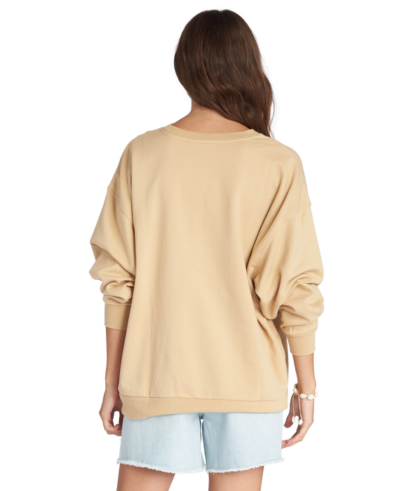 Roxy Morning Hike B Sweatshirt-Tapioca