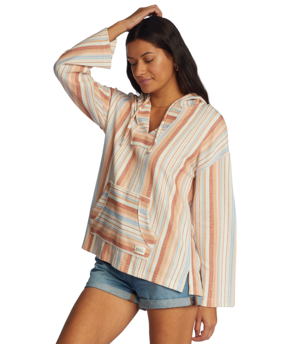 Roxy Waves And Rays Sweatshirt-Snow White