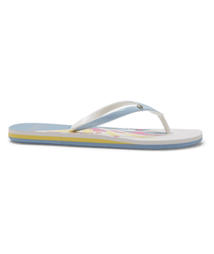 Roxy Portofino III Sandal-Blue/White Print— Alternate View