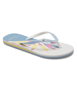 Roxy Portofino III Sandal-Blue/White Print