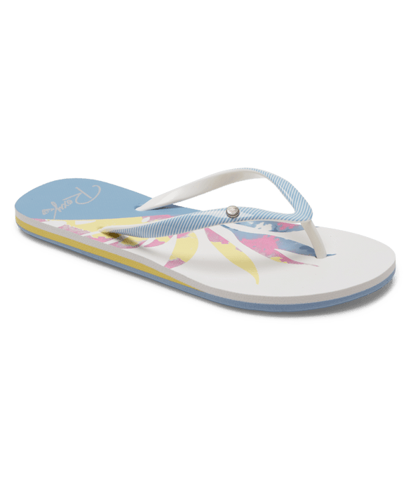 Roxy Portofino III Sandal-Blue/White Print