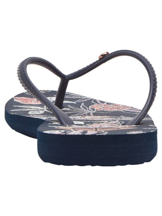 Roxy Bermuda Print Sandal-True Navy/Gold