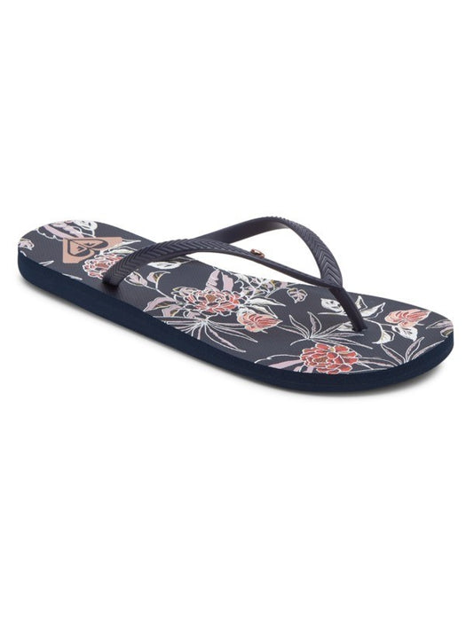 Roxy Bermuda Print Sandal-True Navy/Gold