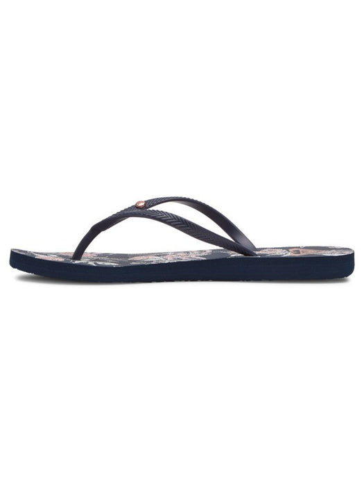 Roxy Bermuda Print Sandal-True Navy/Gold