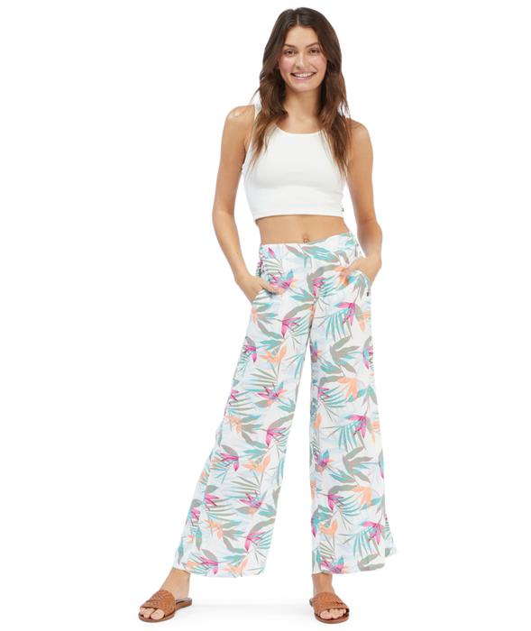 Roxy Midnight Avenue Pants-Bright White